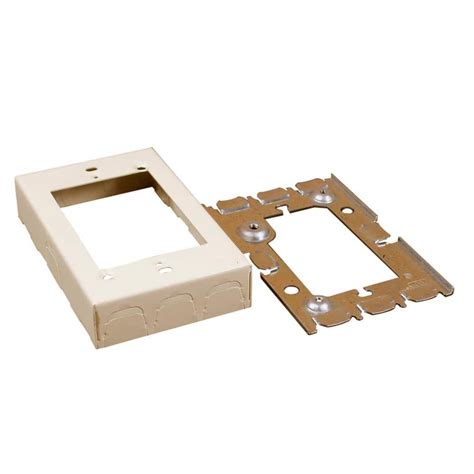 Legrand® Wiremold® Ivory Metal Raceway Starter Box 